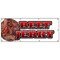 Signmission BEEF JERKY BANNER SIGN meat dried spices dehydrated salted smoked B-96 Beef Jerky - alternate 1